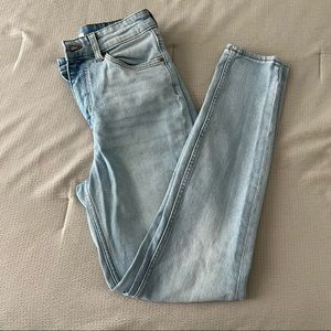 H&M high rise denim jeans